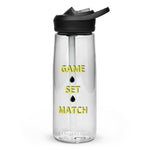 GAME, SET, MATCH Tennis water bottle