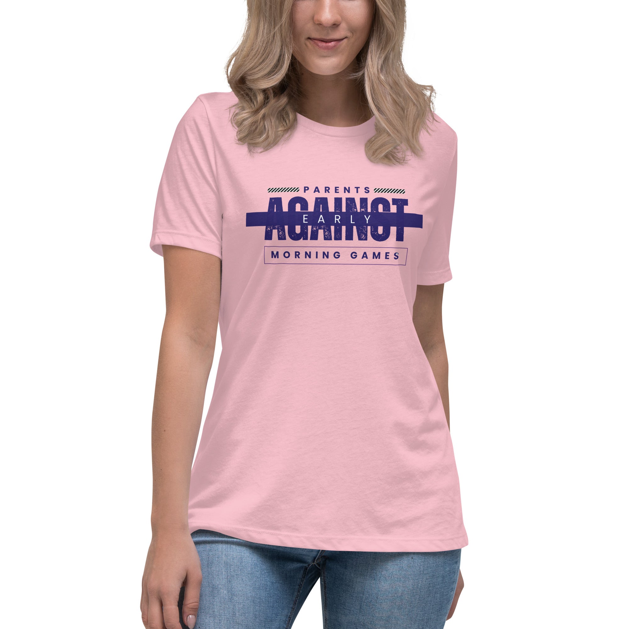 Parents Against Early Morning Games - Women's Relaxed T-Shirt