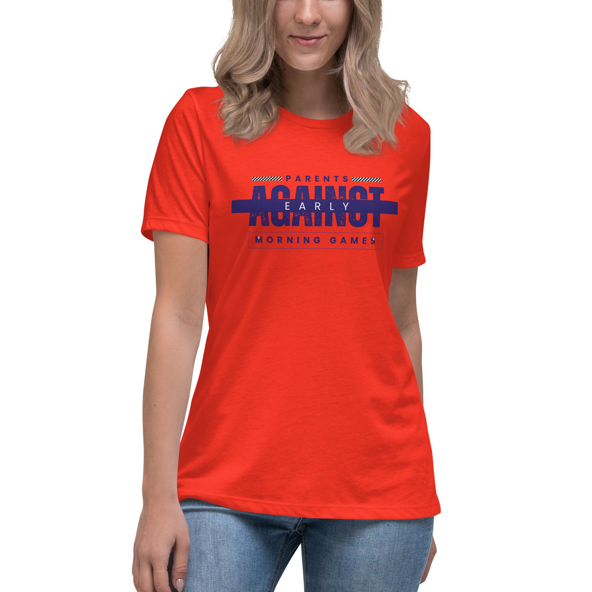 Parents Against Early Morning Games - Women's Relaxed T-Shirt